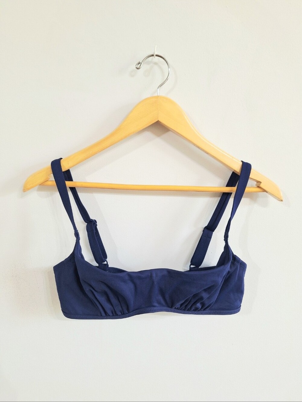 SKIMS Sculpting Swim Ruched Bikini Set Midnight Navy Top S Bottom M - Picture 2 of 10